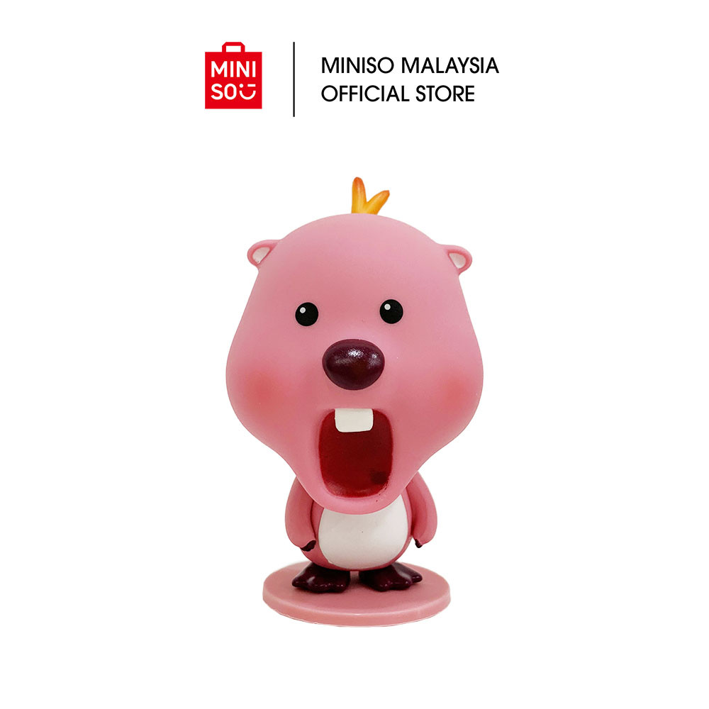 MINISO Zanmang Loopy Koleksi Freaky Shaking Head Surprise Box Figure ...