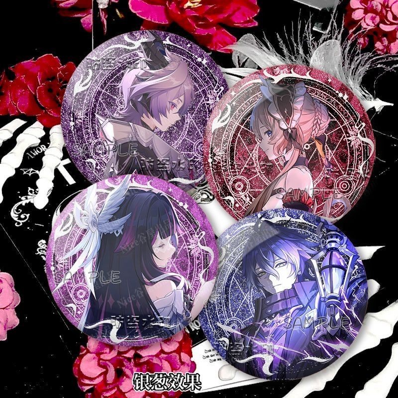 Anime Game Badge Genshin Impact pin Flins Durin Columbina Brooch Gift ...