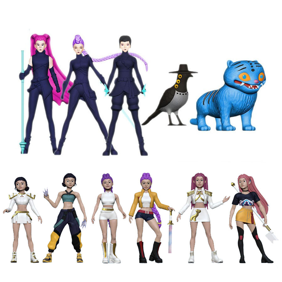 Rumi Derpy Tiger Kpop Demon Hunters Action Figure Model Toy for ...
