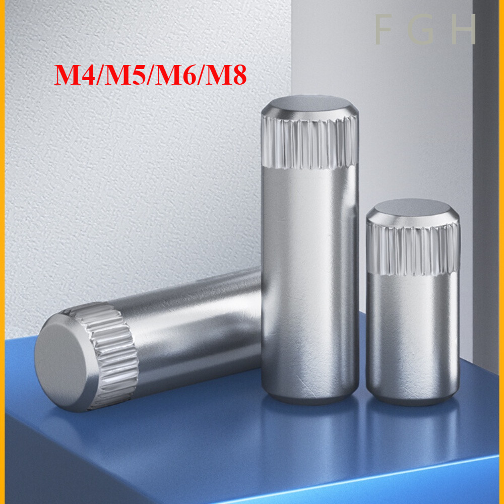 [FGHDW-1] 304 Stainless Steel Knurled Cylindrical Pin Nail M4/M5/M6/M8 ...