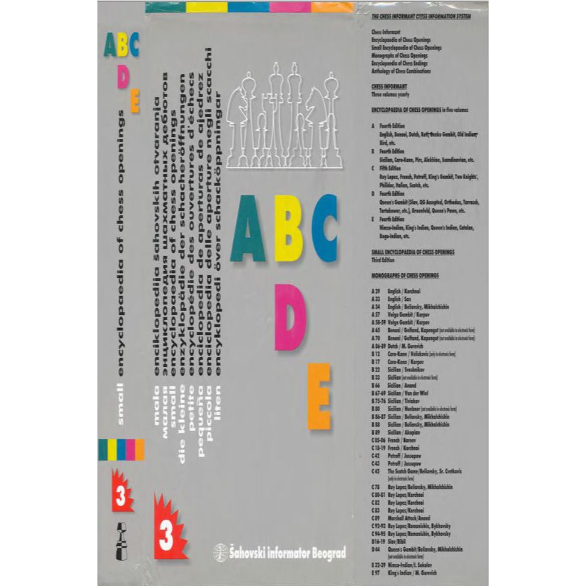 CHESS EBOOKS | Chess Informant Opening Encyclopaedia ABCDE PDF | Shopee ...