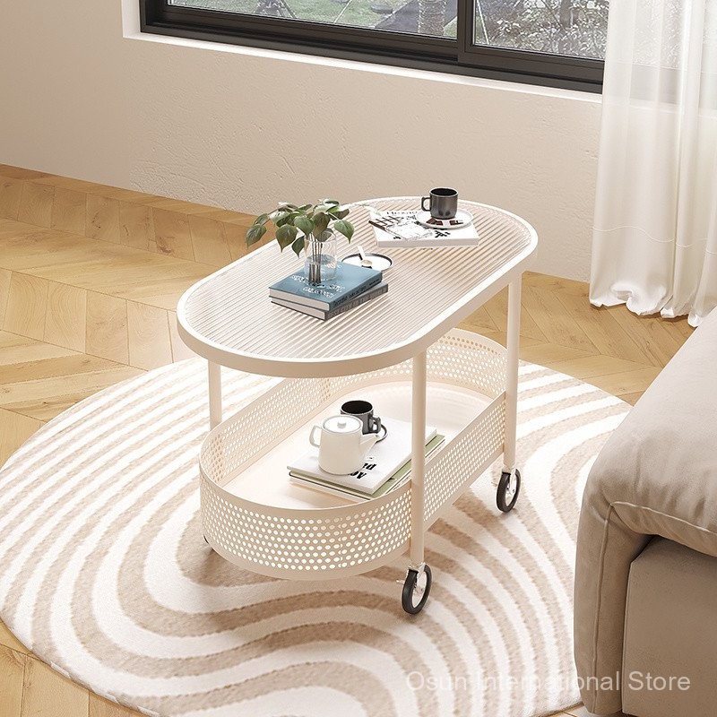 Cream Style Removable Coffee Table Living Room Home Sofa Side Table