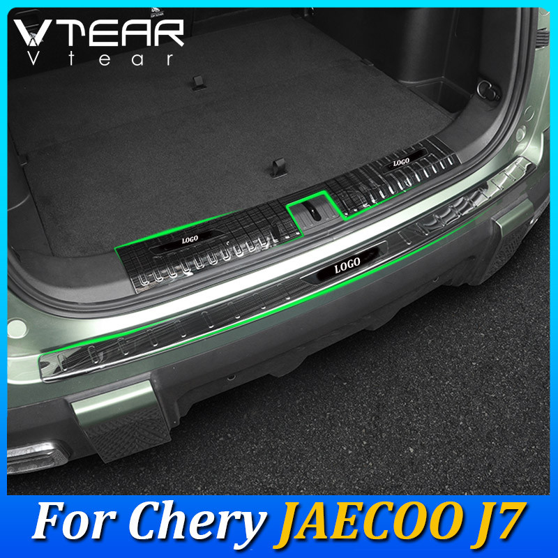 For CHERY JAECOO J7 2023 2024 2025 Door Sill Scuff Plate Guard Stainless Steel Kick Pedal Sticker Car Styling Accessories