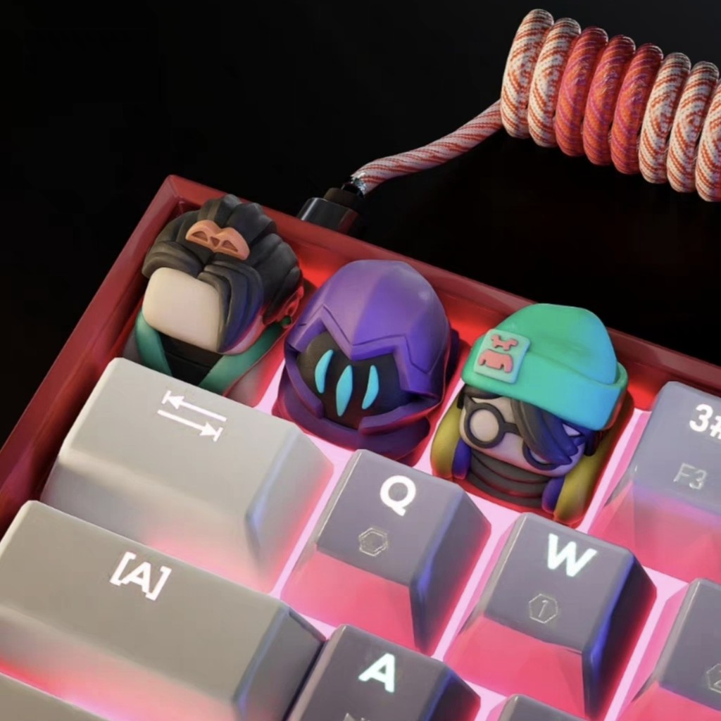 Valorant Keycaps Custom Mechanical Keyboard 3D Stereoscopic Keycaps ...