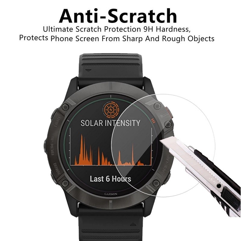 Garmin Fenix8 Fenix7 Fenix6 600D HD Clear Tempered Glass Film For