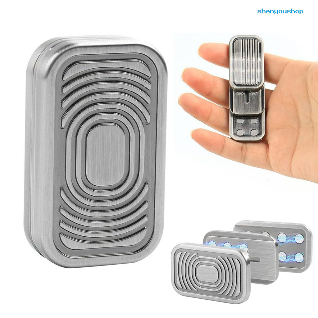 Shenyoushop 3 Layers Slider Fidget Toy Portable Stress Anxiety Relief ...