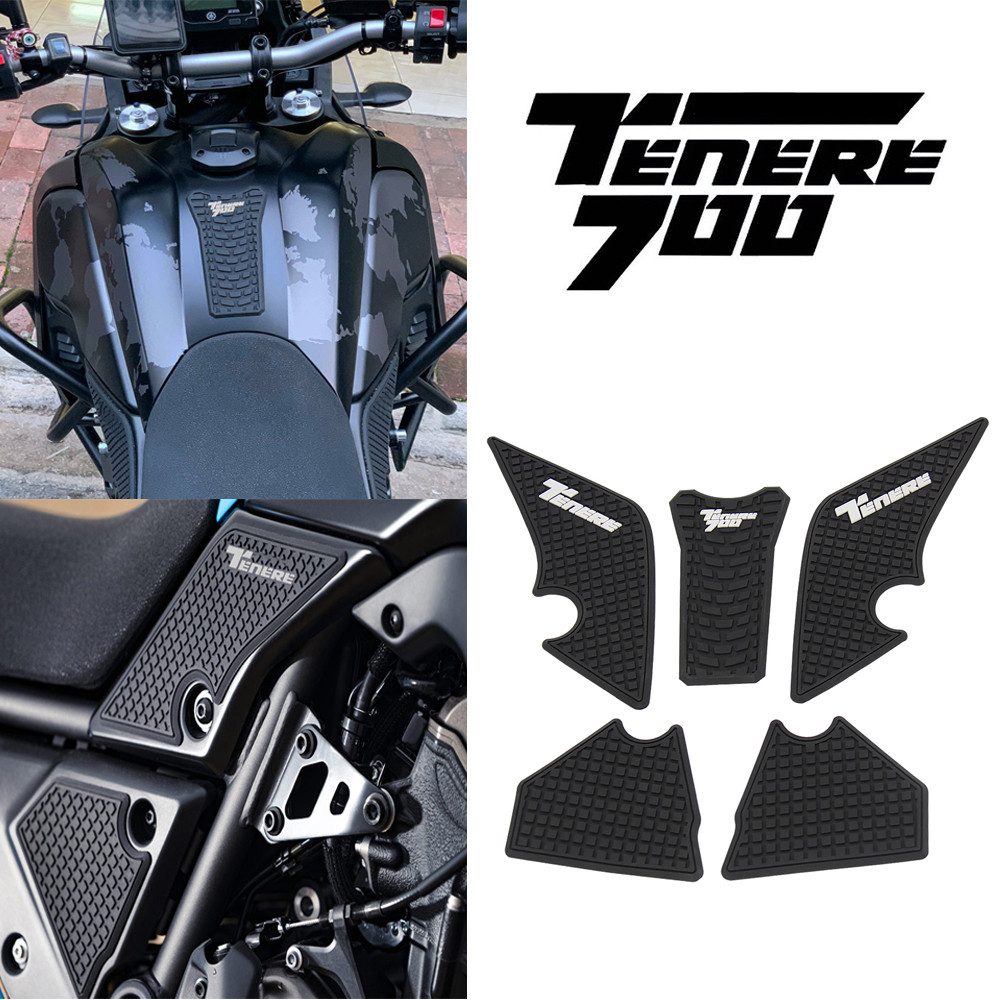 Labelbike - 3D Aufkleber Motorrad Tank Schutz Und Dekoration Set Aus Harz Kompatibel Mit YAMAHA TENERE 700 Rot