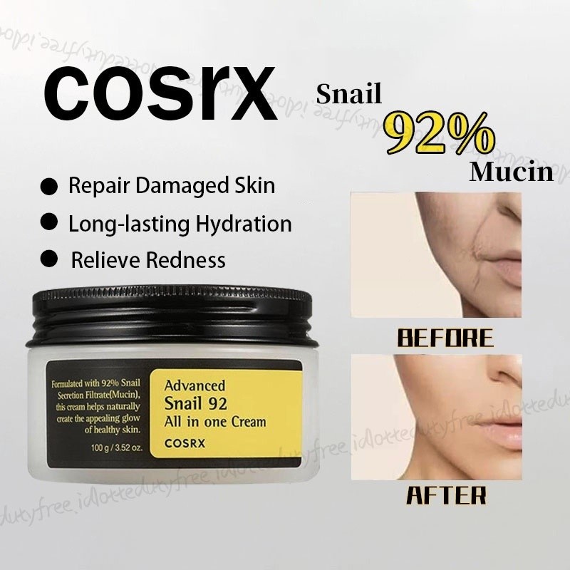 Cosrx Moisturizer Cream COSRX Advanced Snail 92 All in One Cream 100ml ...