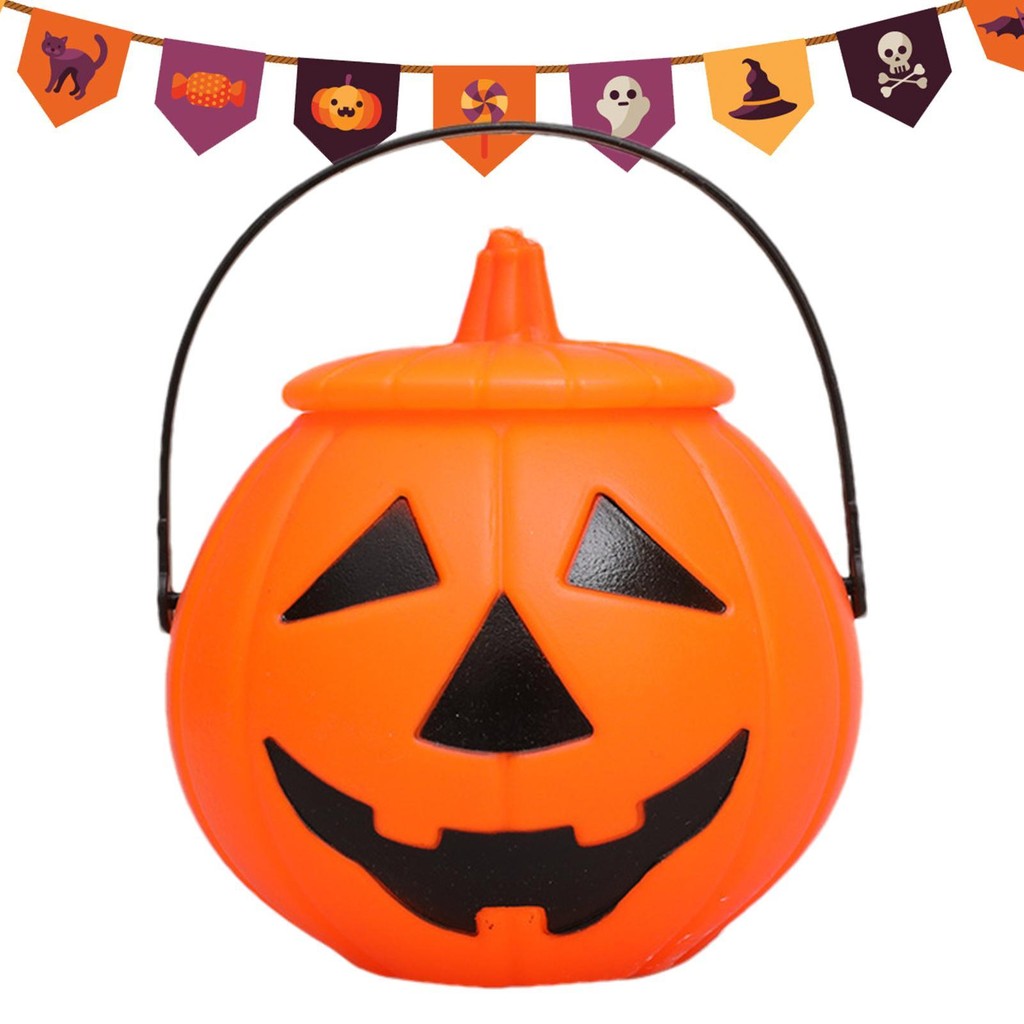 Halloween Candy Buckets Pumpkin Bucket Halloween Kids Trick or Treat ...