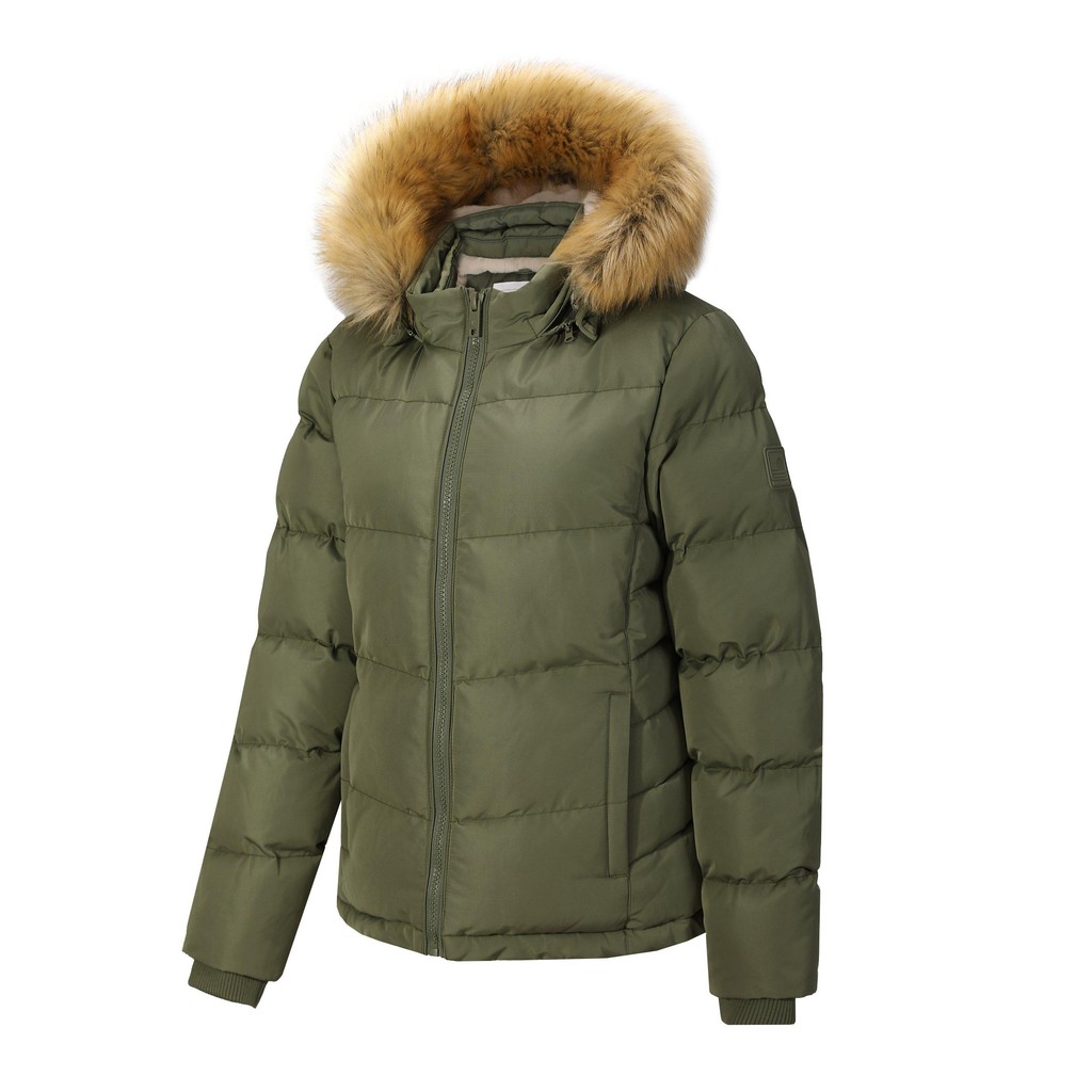 SoulCal Women s Deluxe Winter Warmth Jacket Khaki Shopee Malaysia
