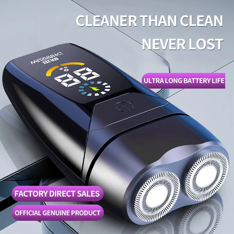 New electric dual head electric display shaver with variable speed and ...