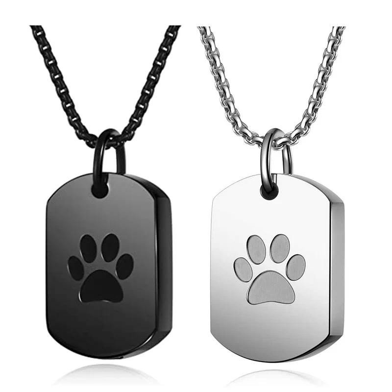 Paw print urn necklace store