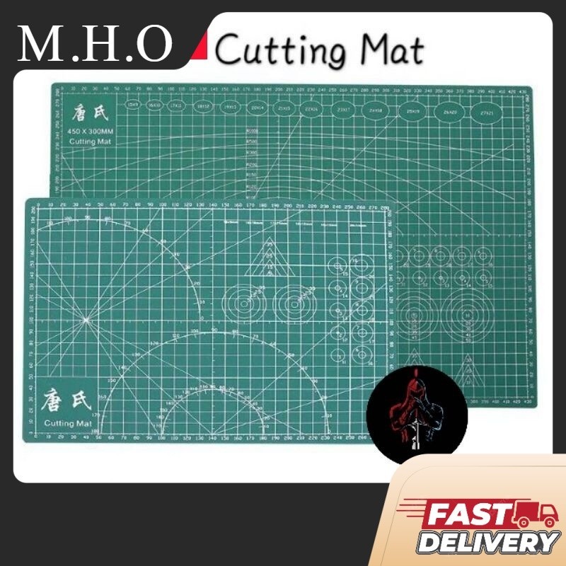 PVC Self Healing Cutting Mat Craft Quilting Grid Lines Printed Board A2 ...