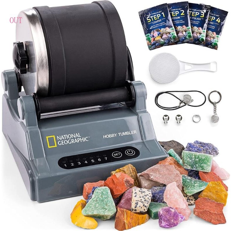 Best Rock Tumbler Electric Gemstones Polishing Machine Rock