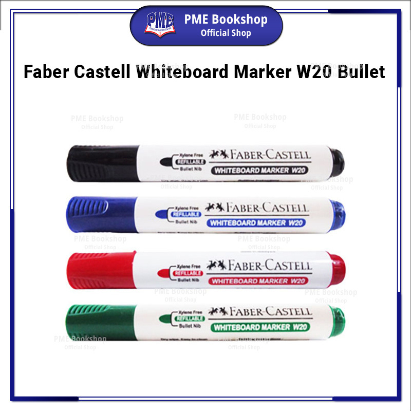 Faber Castell Whiteboard Marker Bullet - Red 1587 - Al Jaffal Centre