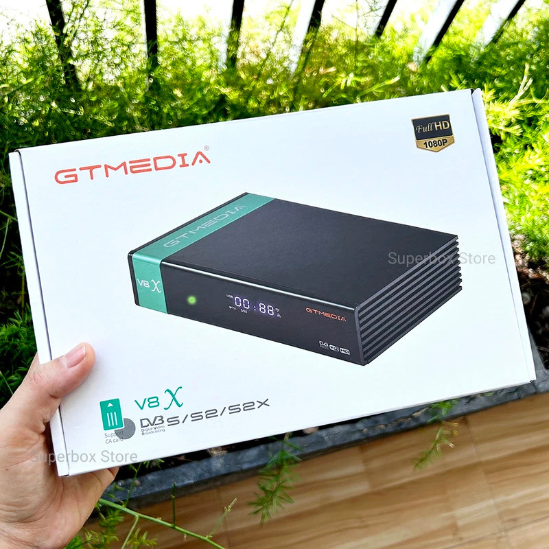 GTMEDIA V8X HD DVB-S/S2/S2X FTA Receptor de satélite