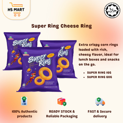 Super Ring Cheese Ring 14G DAN 60G | Shopee Malaysia