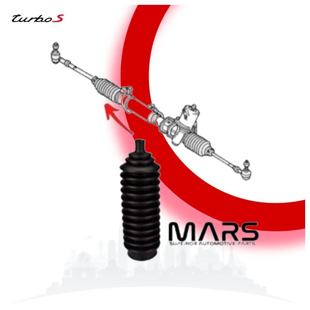 🔥 ORIGINAL MARS 🔥 POWER STEERING RACK BOOT COVER PROTON WIRA WAJA GEN2 ...