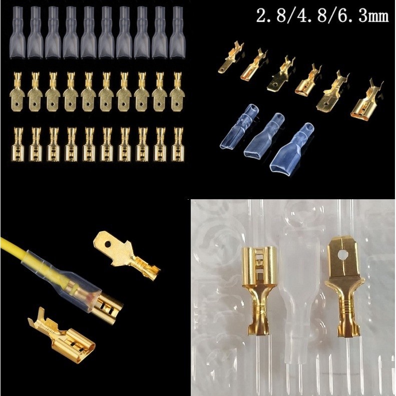 Quick connector female male bus 2.8/4.8/6.3mm | connector crimp patch ...