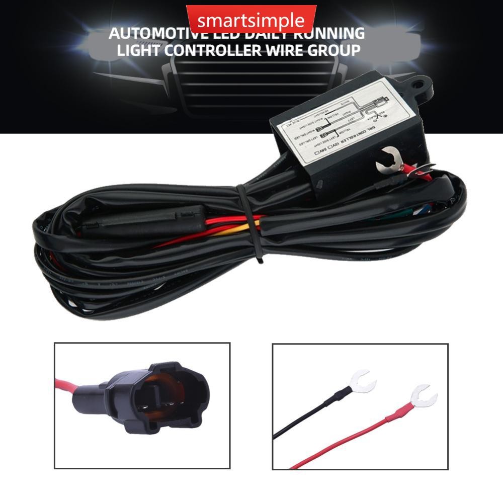 SMARTSIMPLE Car DRL Controller Auto LED Daytime Running Light 1218V