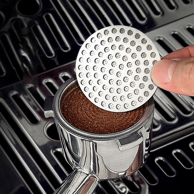 guyumao 51/53/58mm Kitchen Coffee Puck Screen Stainless Steel Double ...