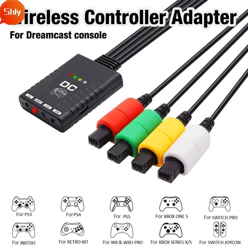 SHLY Wireless Controllers Adapter, For SEGA DreamCast Console ESP32 ...