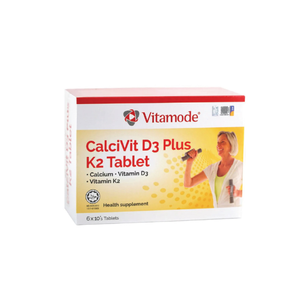 Vitamode CalciVit D3 Plus Vitamin K2 1800mg (6 x 10's) | Shopee Malaysia