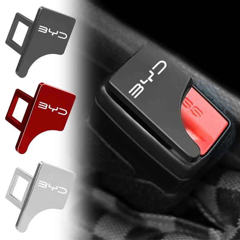 BYD Metal Car Safety Belt Buckle Clip Car Seat-belt Locking Latch