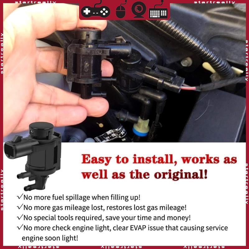 STA Locking Hub Vacuum Solenoid Replace 7L1Z9H465B 4WD Hub Locking