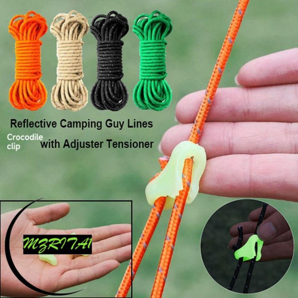 MARITA1 Reflective Camping Guy Lines, Camping Accessories 4M Length ...