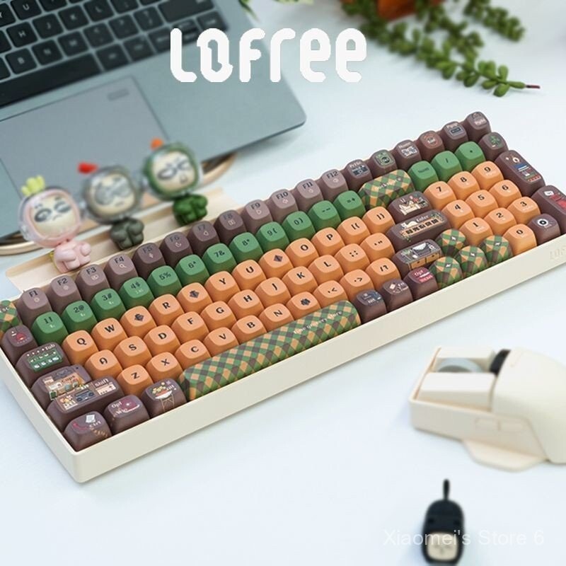 Luo Fei LOFREE Xiao Qiao100Mechanical Keyboard Hot-Swappable Red Switch ...