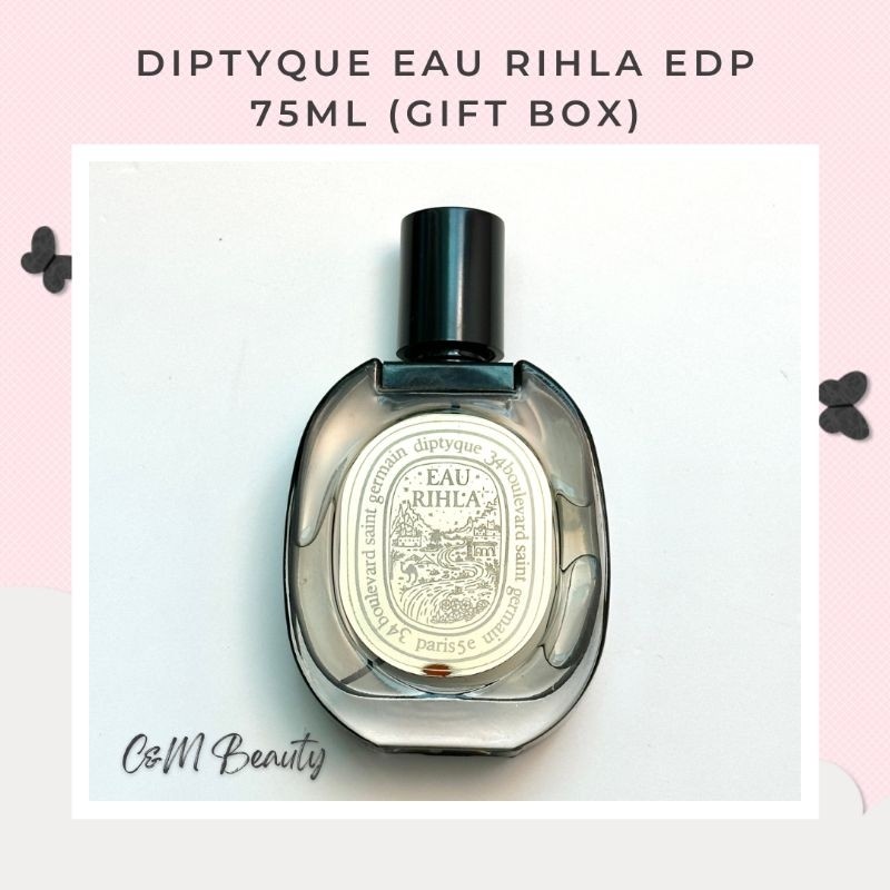 Diptyque Eau Rihla EDP 75ML (Gift Box) with Paper Bag Perfume Fragrance ...
