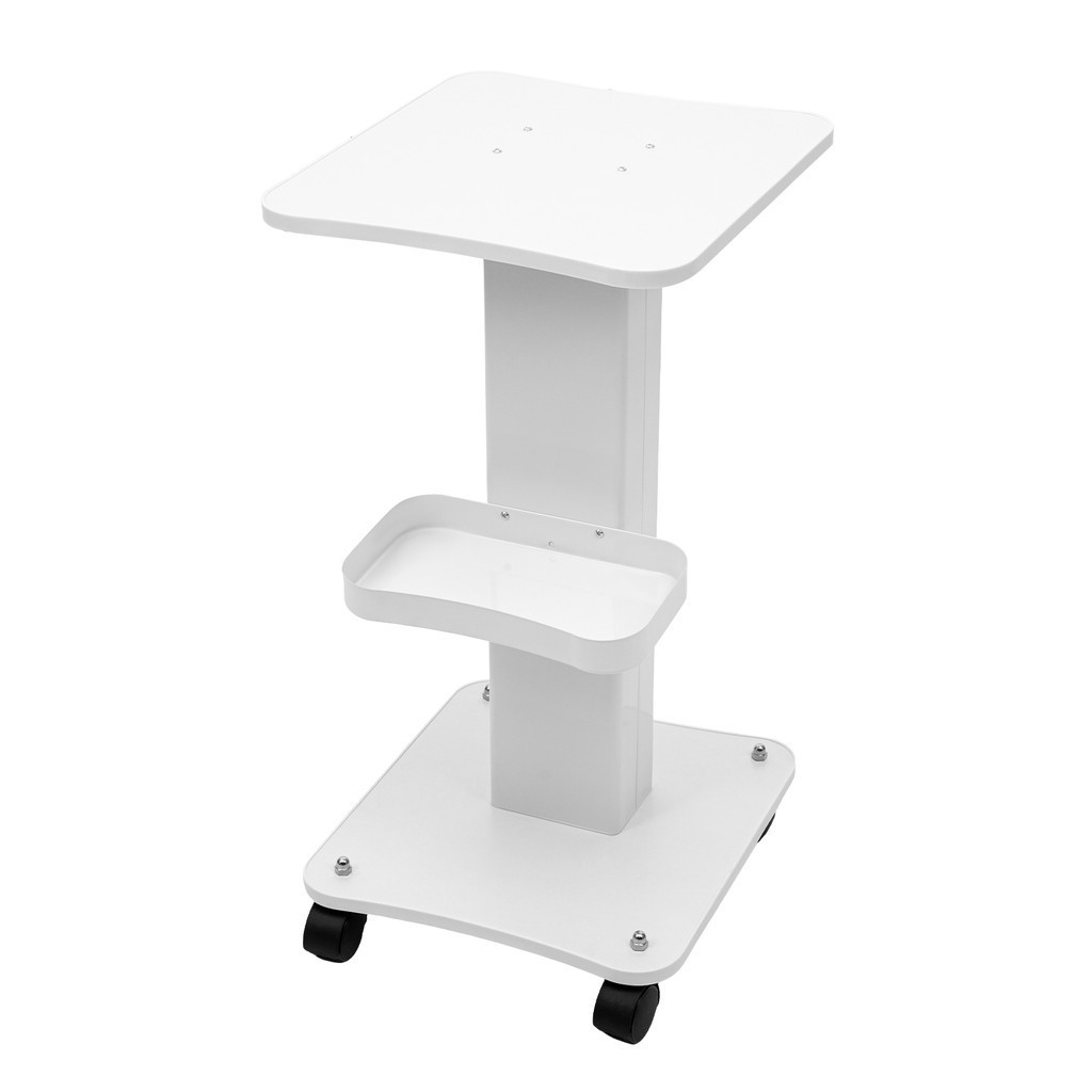 White Beauty Salon Professional Equipment Rolling Trolley Cart Desktop ...