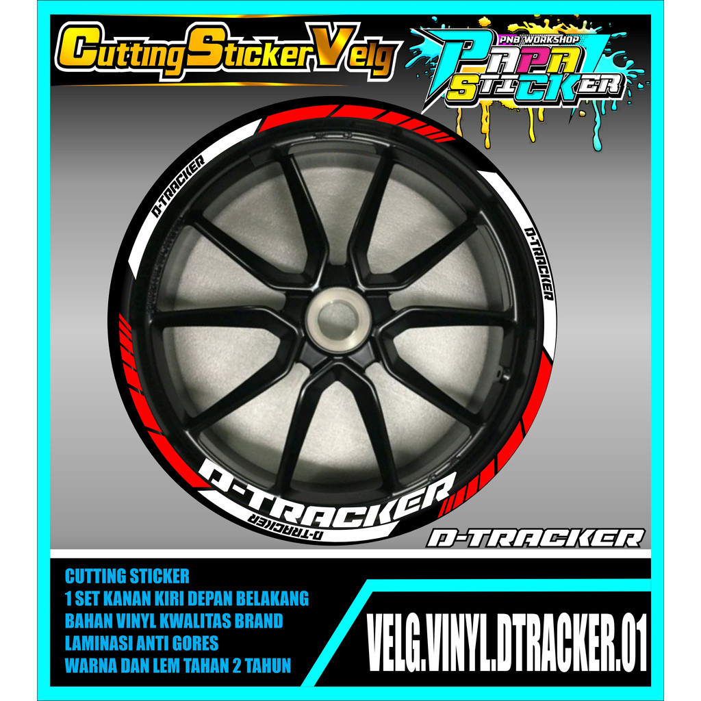Vinyl STICKER Rims DTRACKER CUTTING STICKER Rims DTRACKER CUTTING ...
