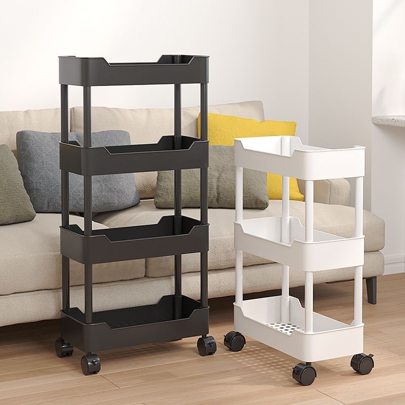 Small Trolley Gap Rack Movable Ground Trolley Multi-Layer Kitchen ...