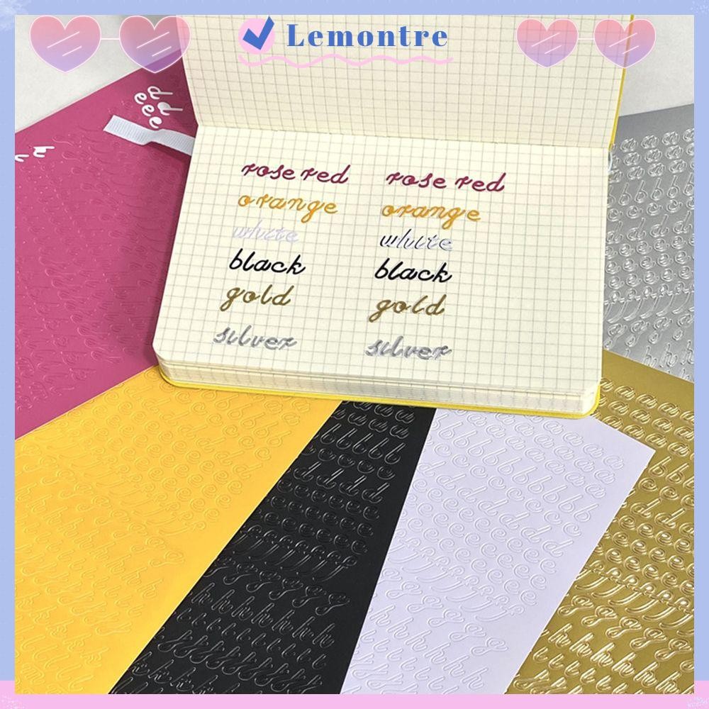 LEMONTRE Stickers Craft Korean Glitter Idol Card Letters Diary Self ...