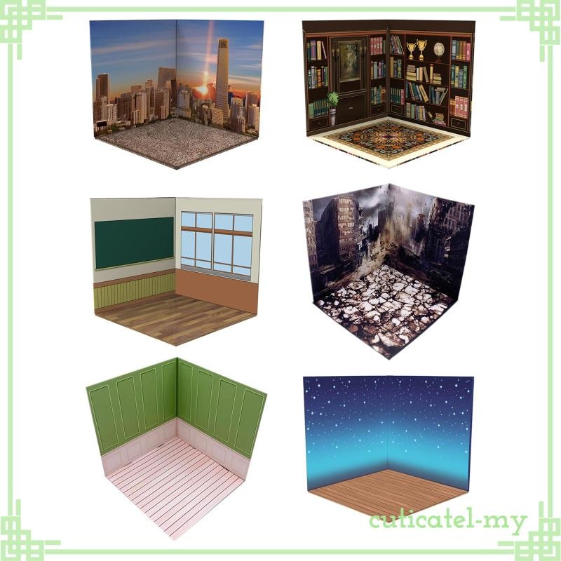 [CuticatefaMY] 1/12 Backdrop Scene Model Diorama Layout Display ...