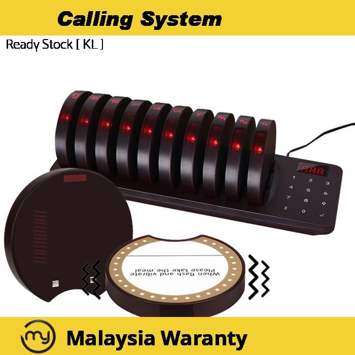 Wireless Calling Queue System Pager Buzzer Restaurant | Shopee Malaysia