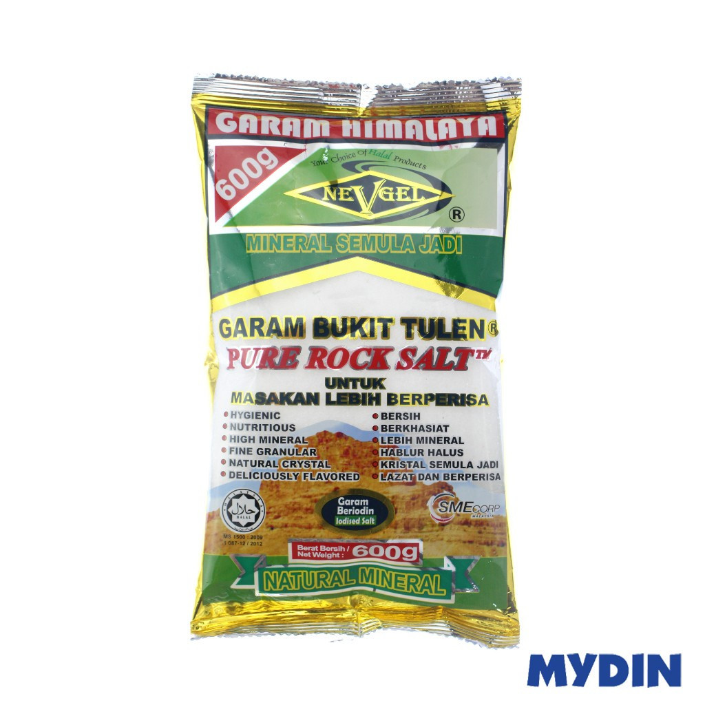 Nevgel Natural Mineral Ionic Rock Salt (600g) | Shopee Malaysia