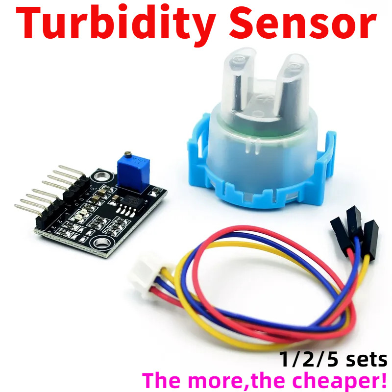 1/2/5pcs Turbidity Sensor Suspended Turbidity Value Detection Module ...