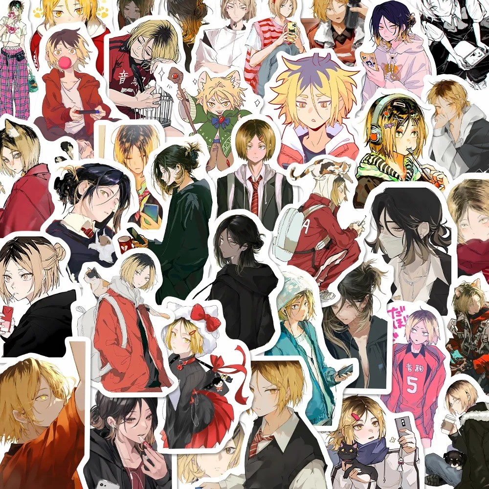 Sticker Haikyuu (61 Sheets) Kenma Kozume High-Appearance Lone Claw ...
