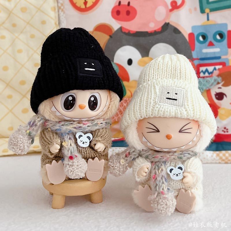 Second Generation 1st Generation labubu Baby Clothes Sweater Overalls ...