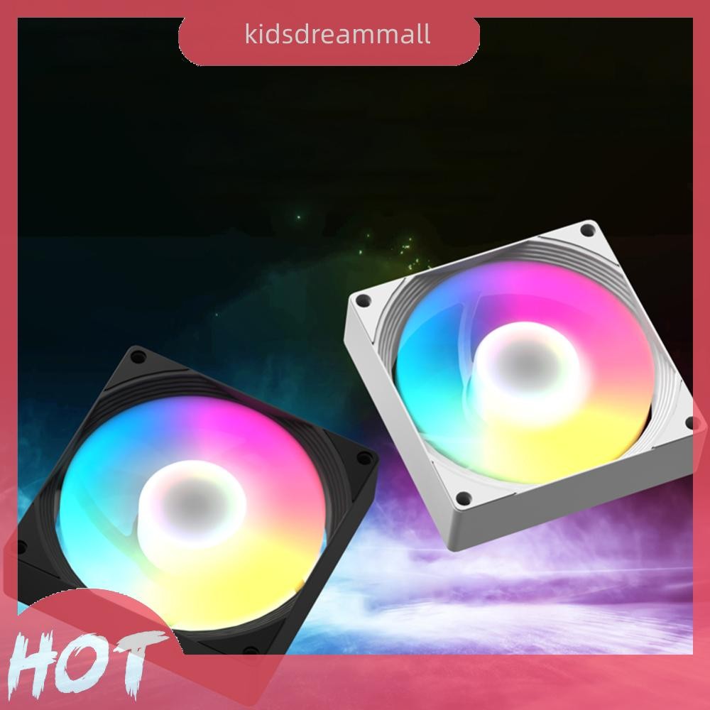 [KidsDreamMall.my] 9cm PWM Silent Computer Fan 4Pin CPU Cooling Fan RGB ...