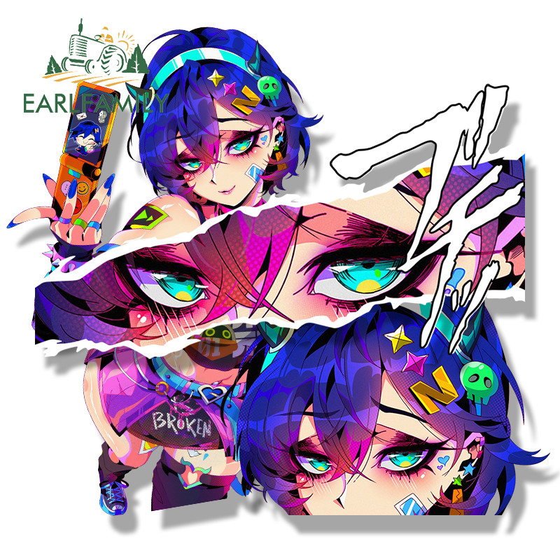 EARLFAMILY Punk Belle Fanart Car Sticker Zenless Zone Zero Anime ...