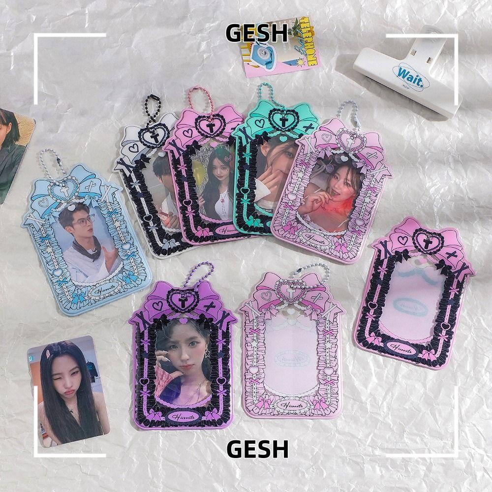 GESH 3Inch Card Holder SleevesPhotocard, Kpop Hanging Ornaments Photo ...
