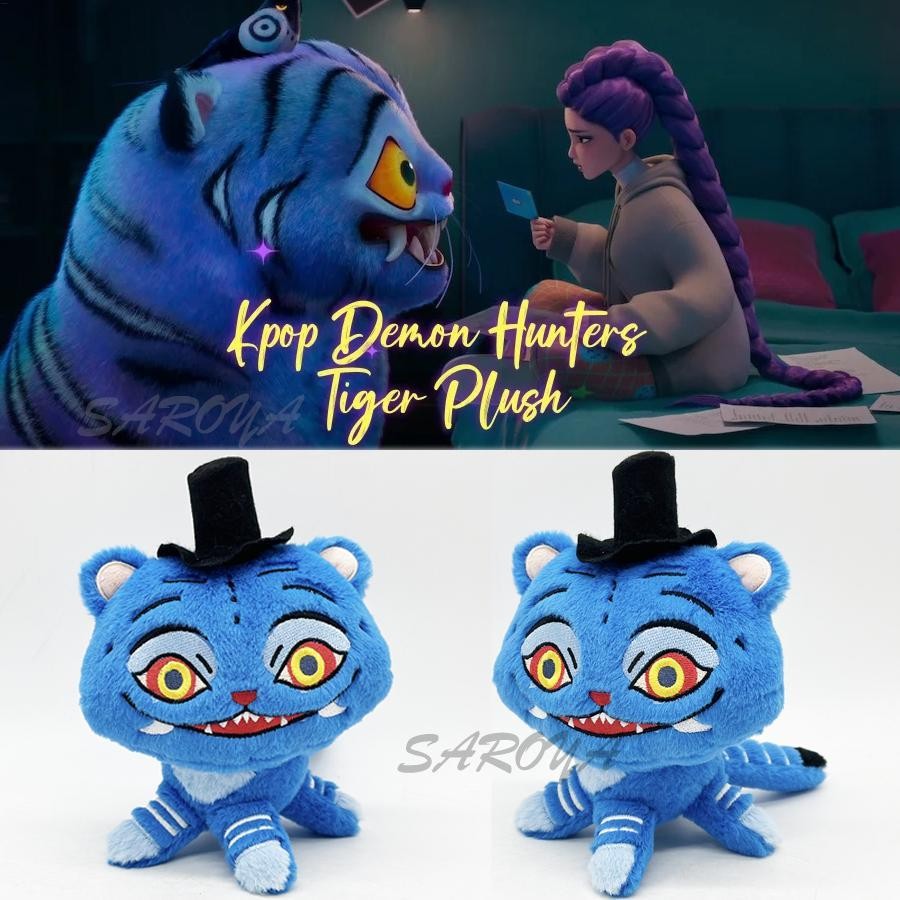 15CM Kpop Demon Hunters Tiger Rumi Plush Doll Goods Demon Hunters Kpop