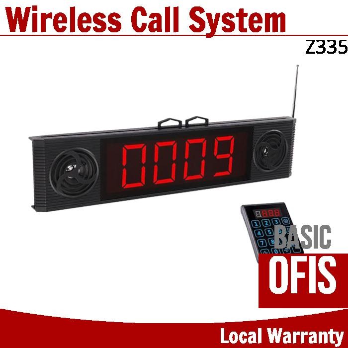 LCD Wireless Queue Calling Number System Pager Display English | Shopee ...