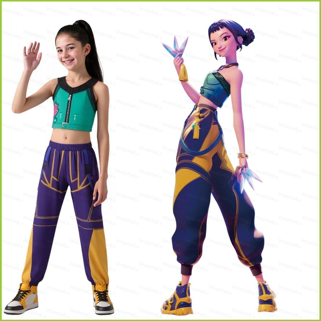 SY6 KPop Demon Hunters‌ Dress up stage costume set Childrens Role ...