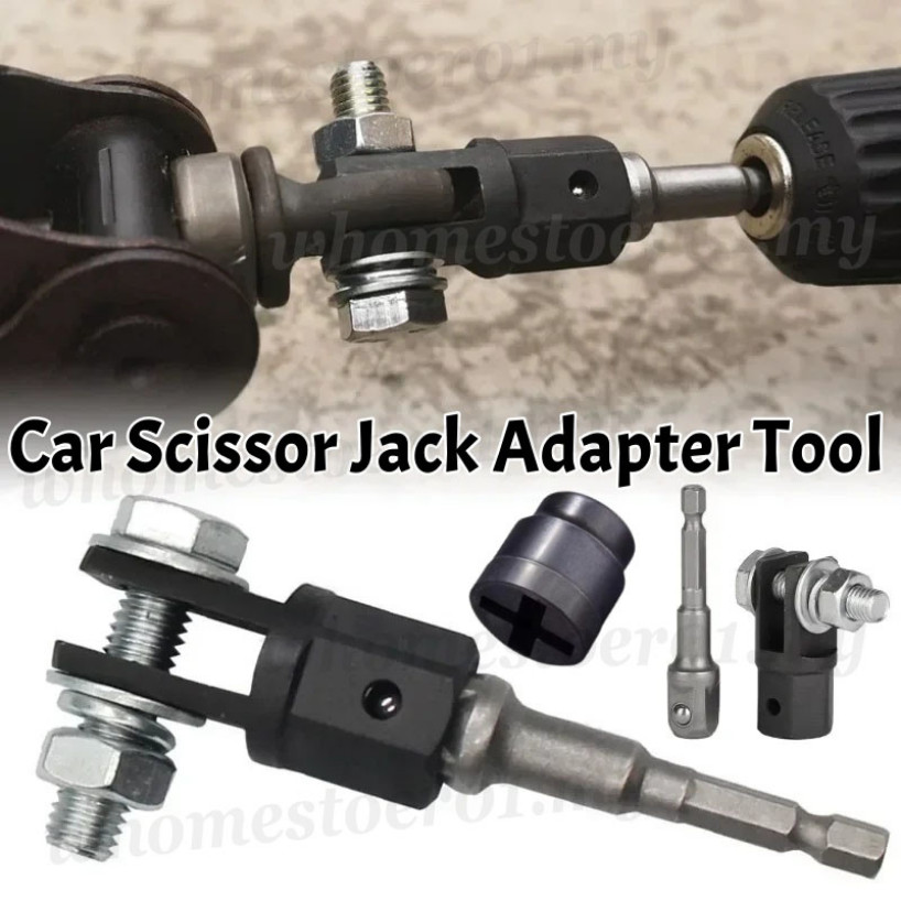 Jack Adapter Socket Wrench Car Scissor Adapter RV Stabilizer for Tire ...