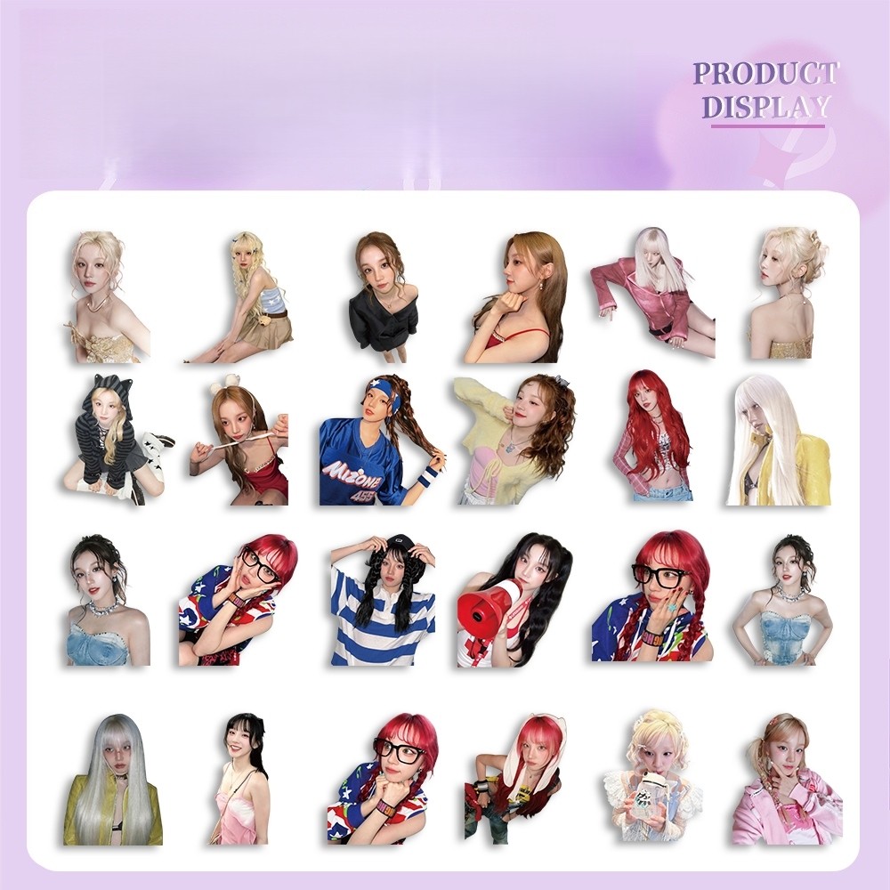 40-200pcs We are I-DLE I FEEL [2] YUQI 2025 lovely bakeshop Sticker ...
